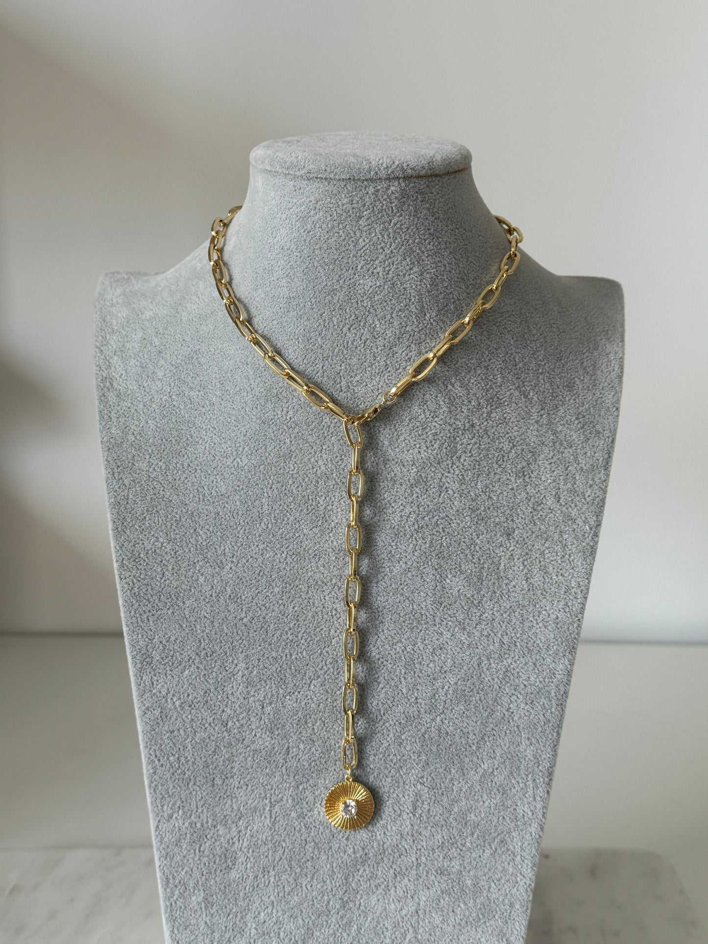Gold Drop Necklace