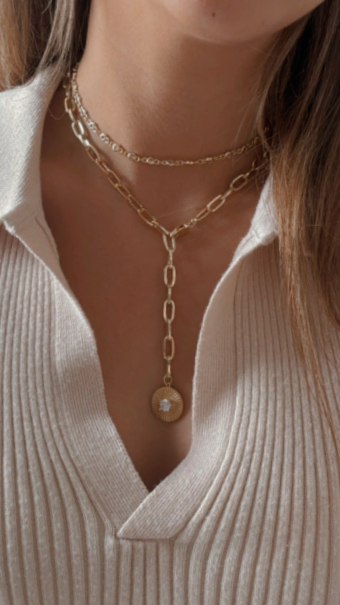 Gold Drop Necklace
