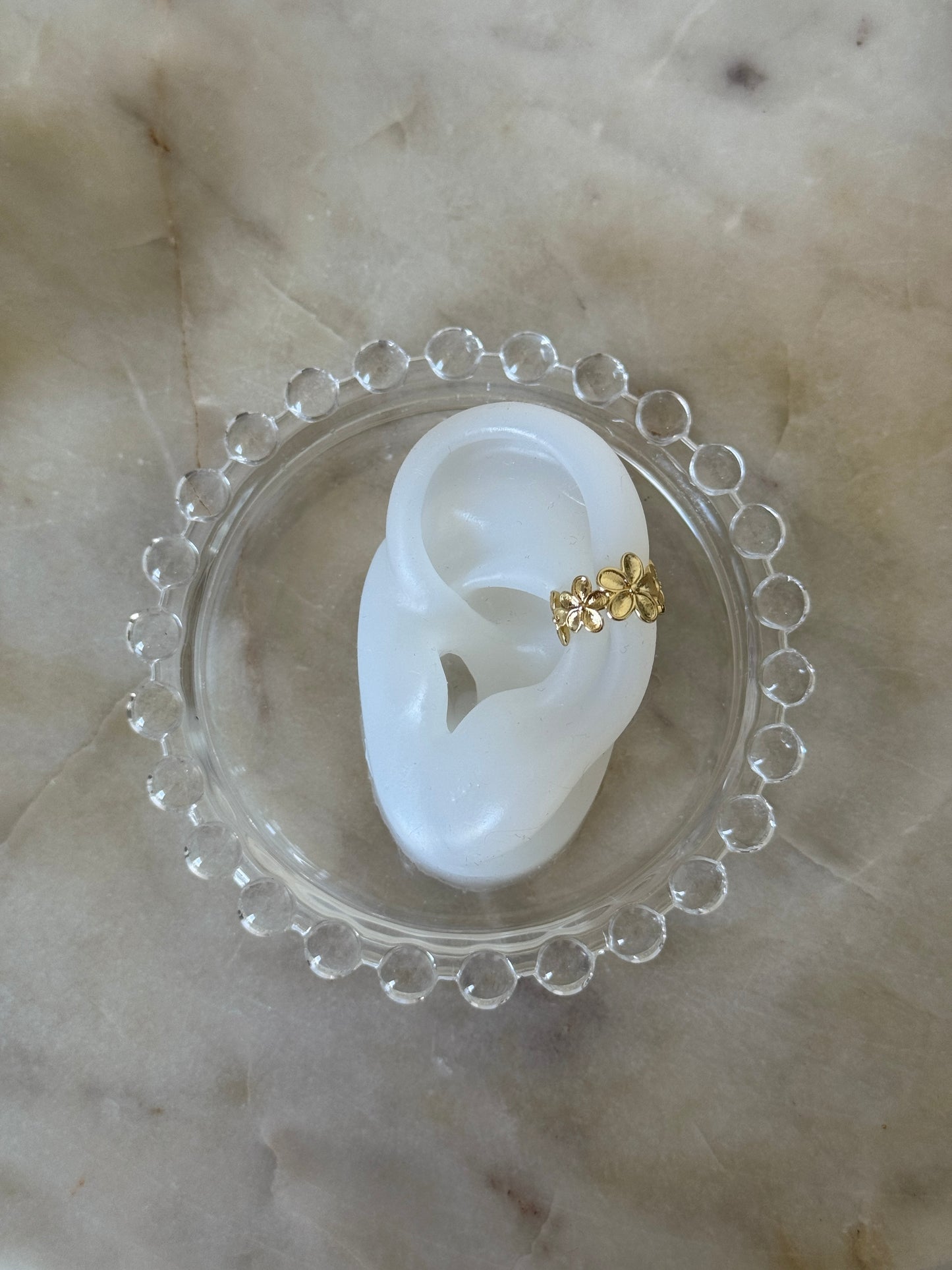 Flower Ear Cuff