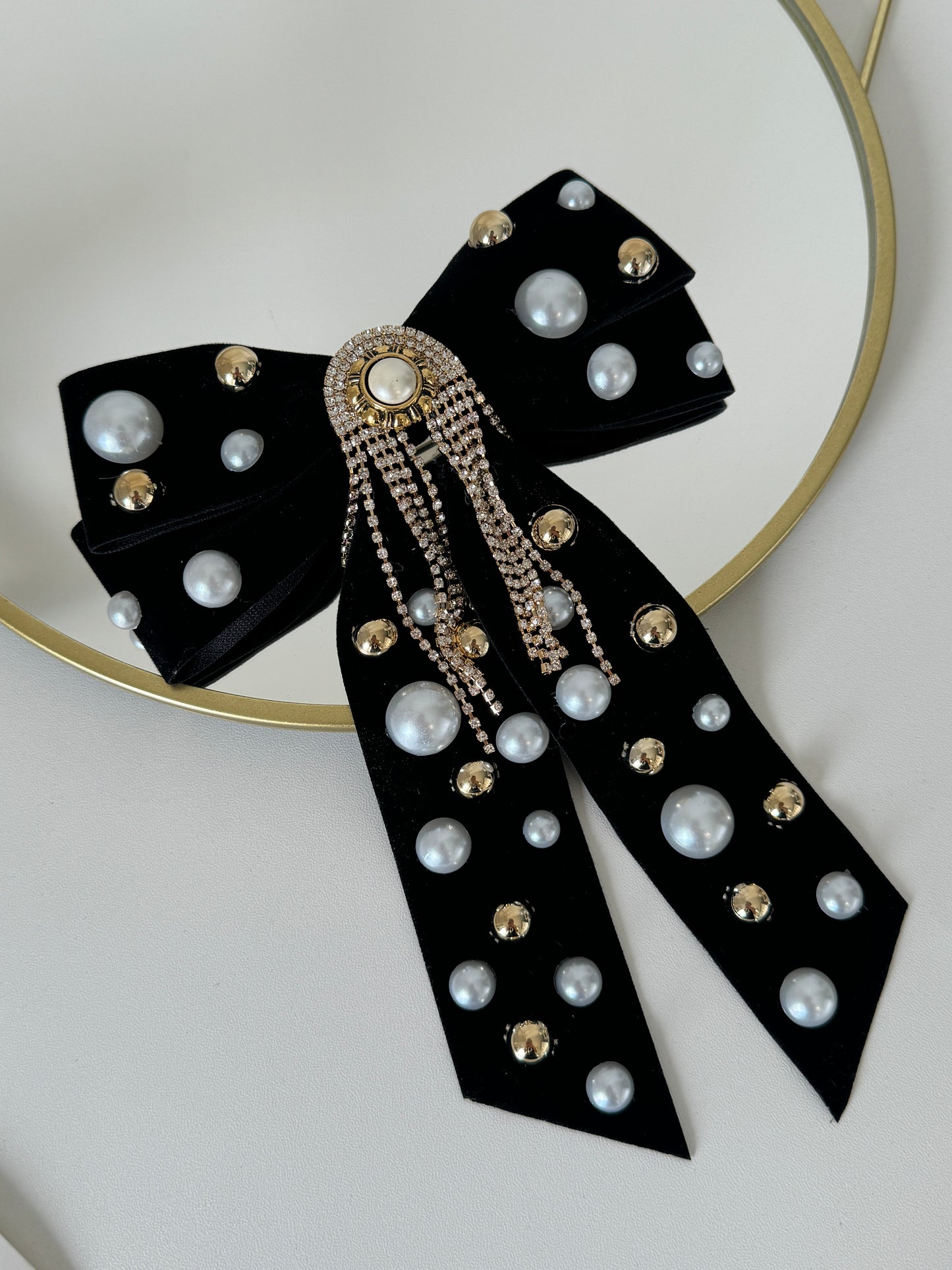 Black Velvet Bow