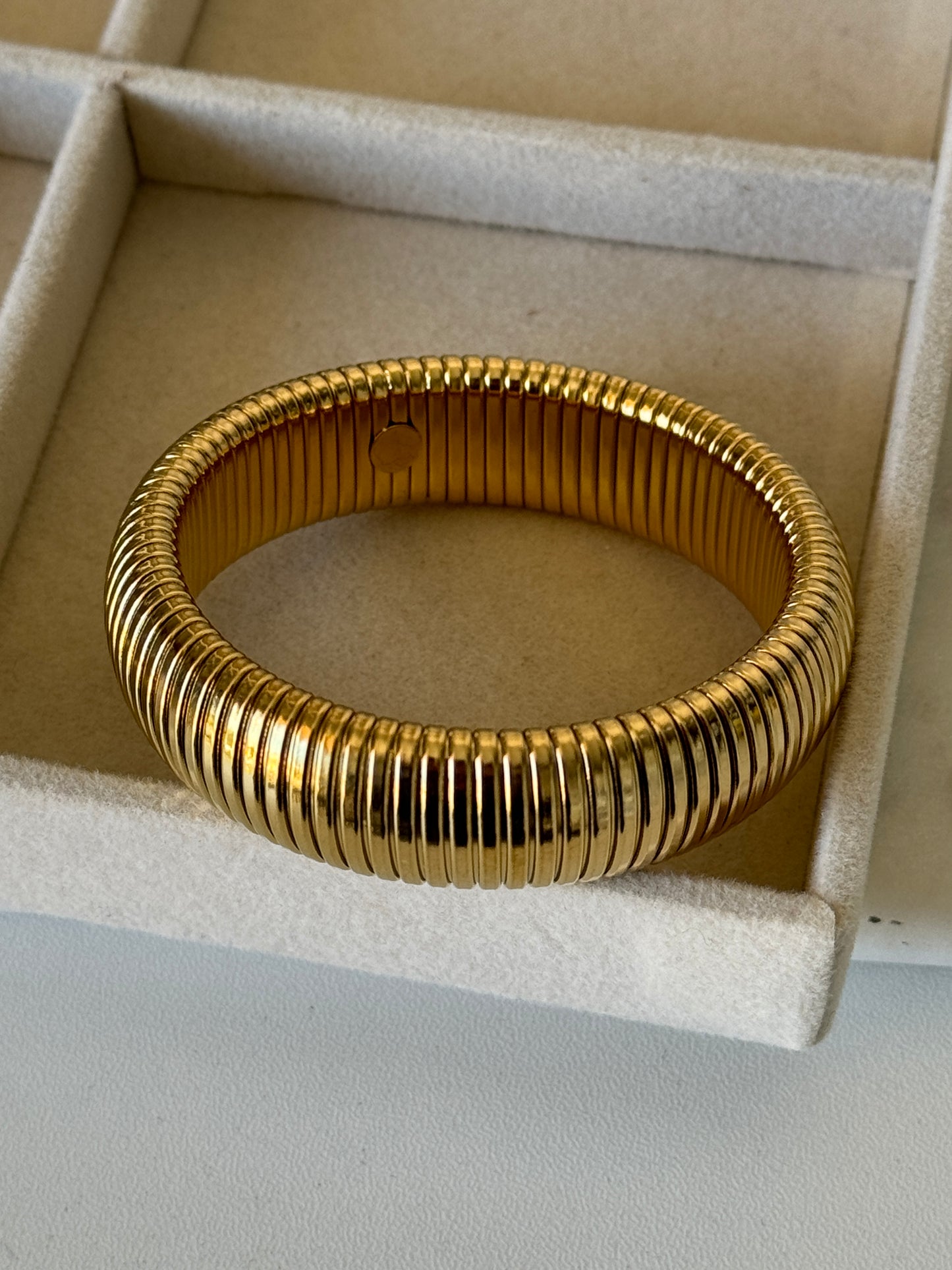 Gold Tubogas Bracelet