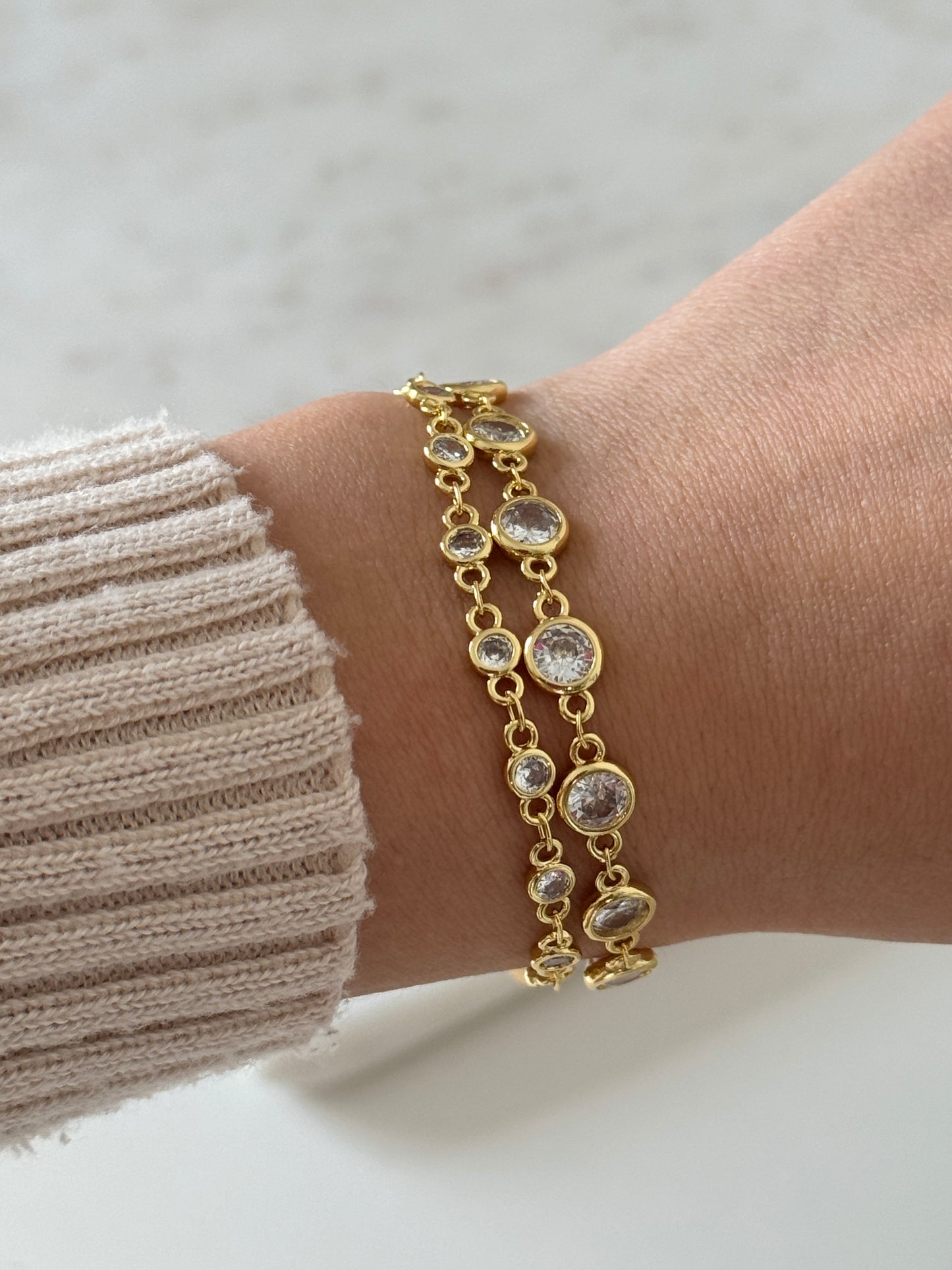 Dainty Diamond Bracelet