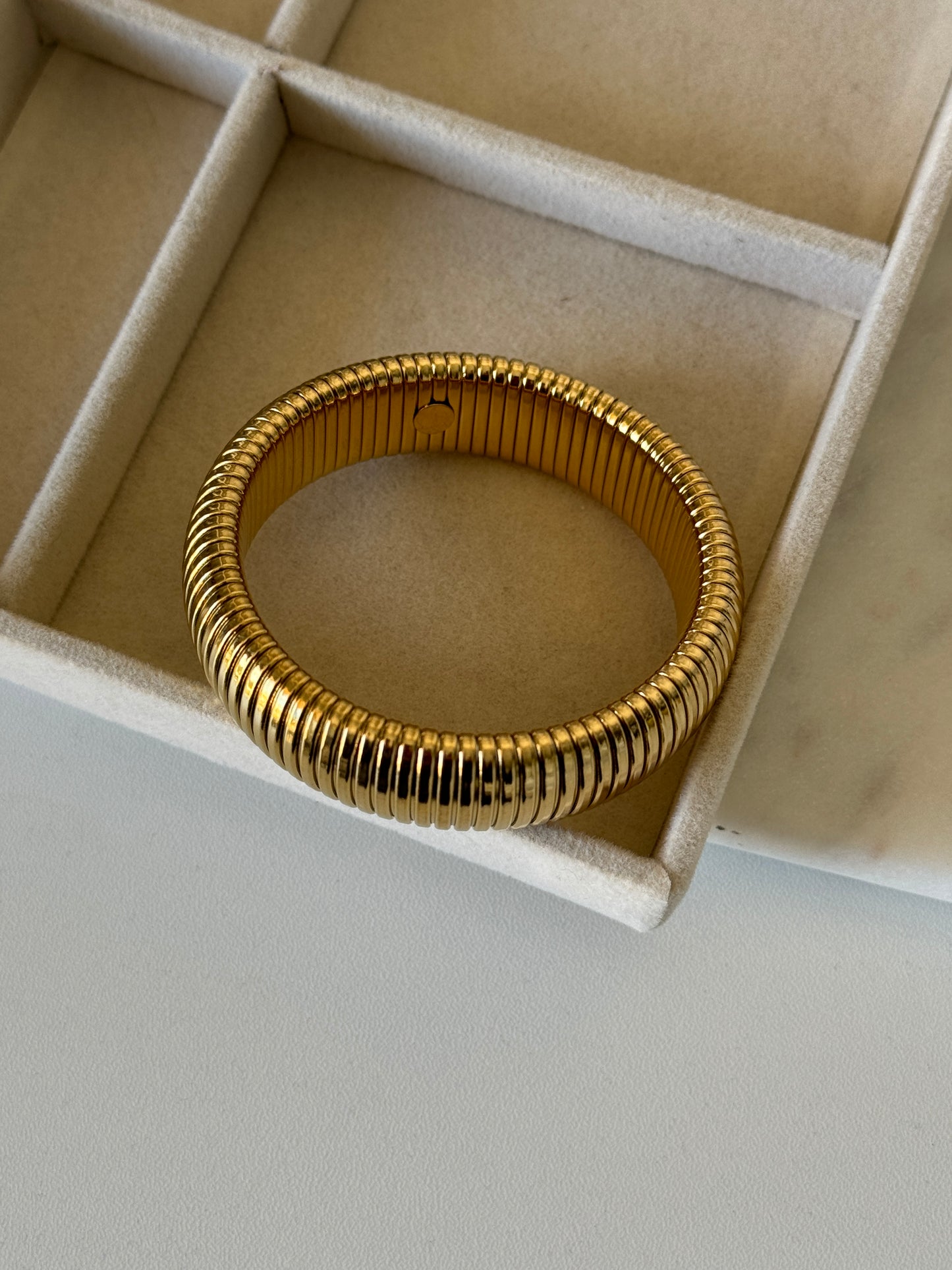 Gold Tubogas Bracelet