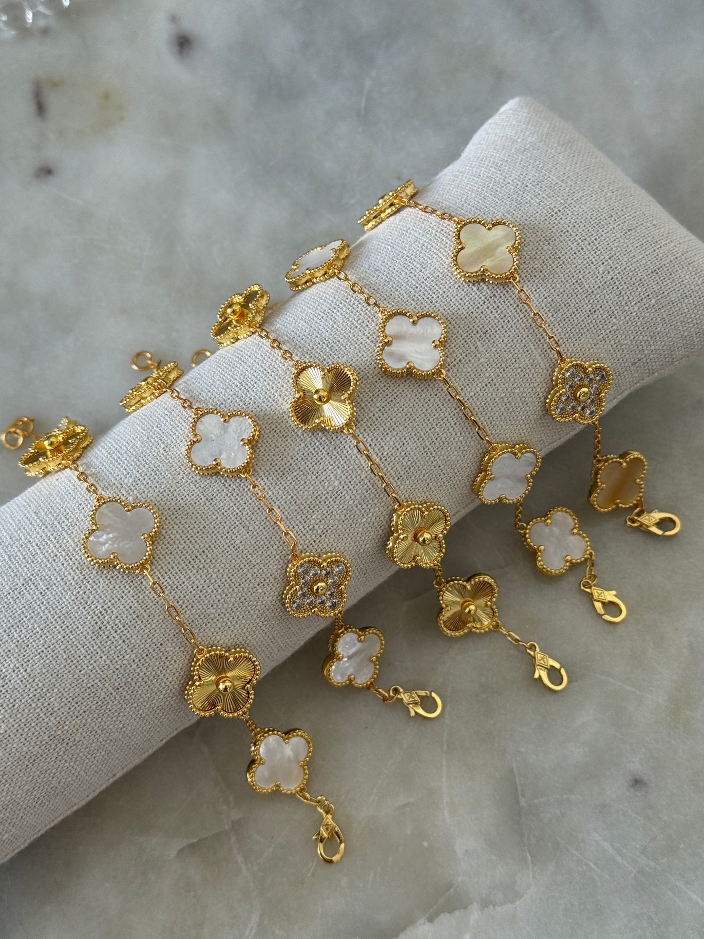 Gold Clover Bracelet