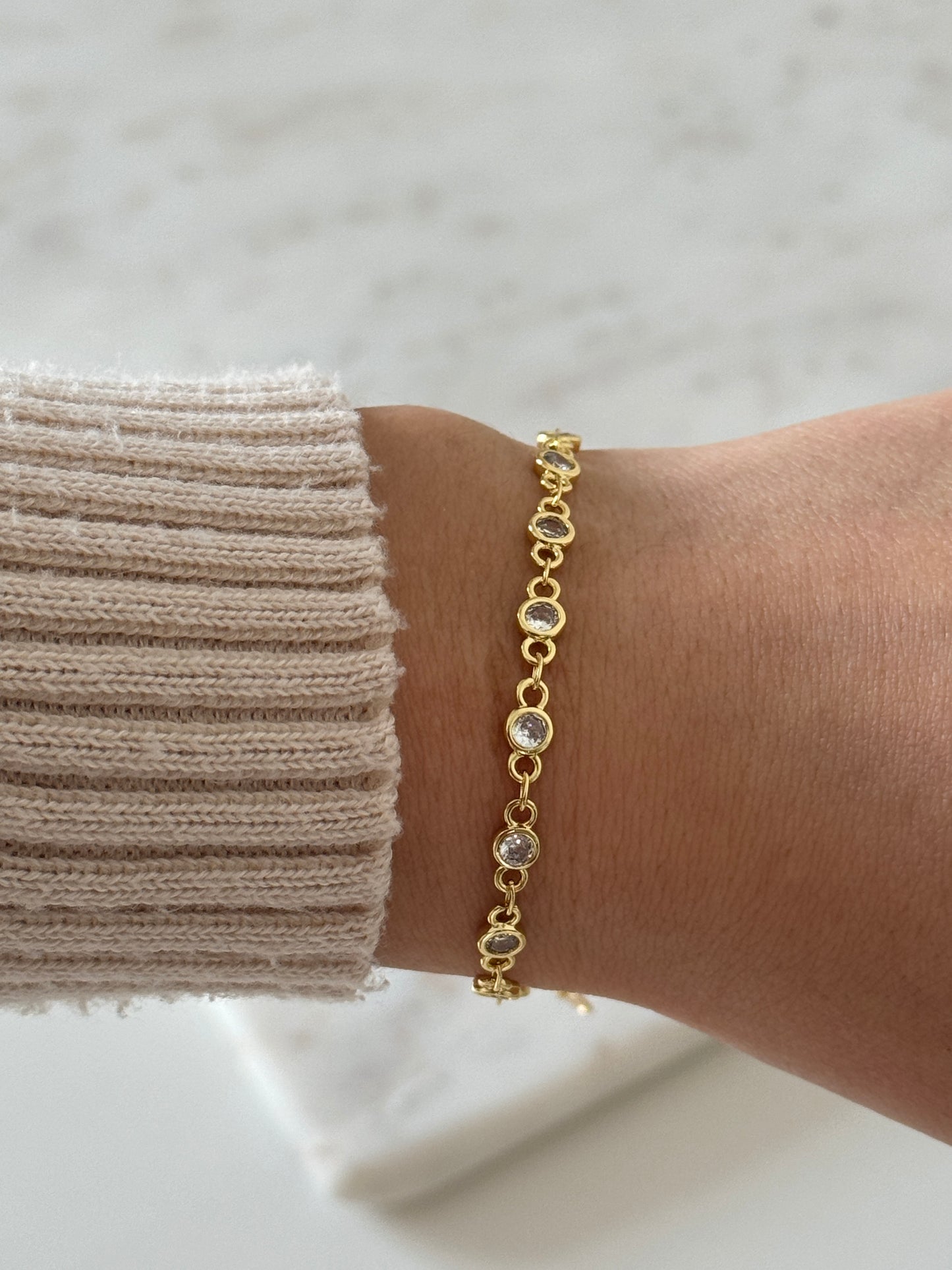 Dainty Diamond Bracelet