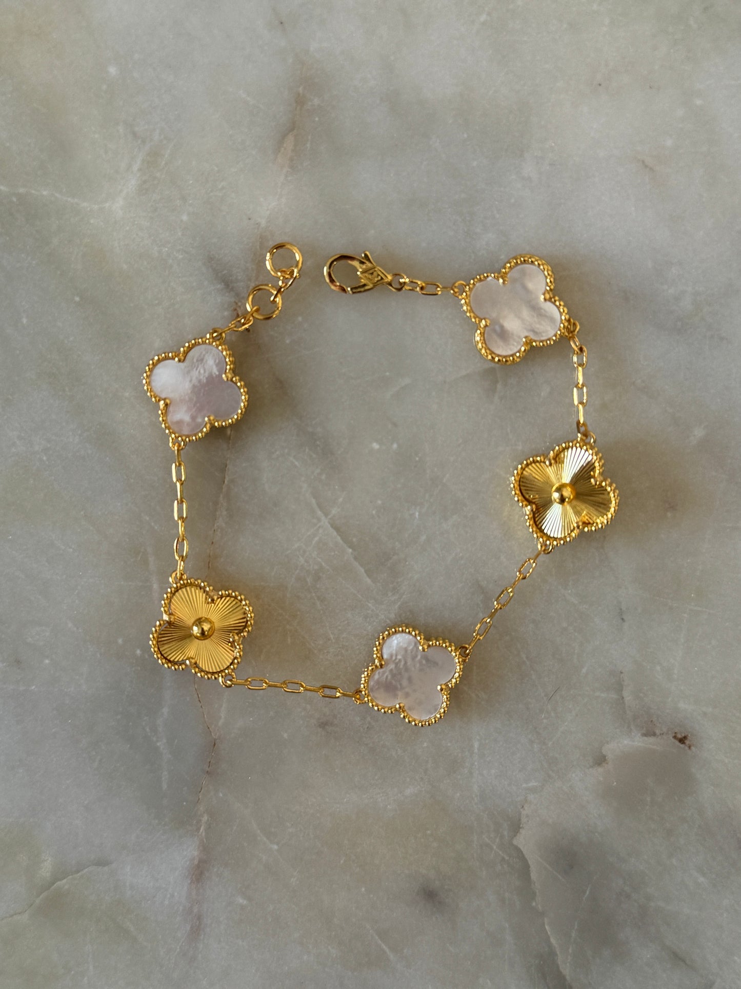 Gold Clover Bracelet