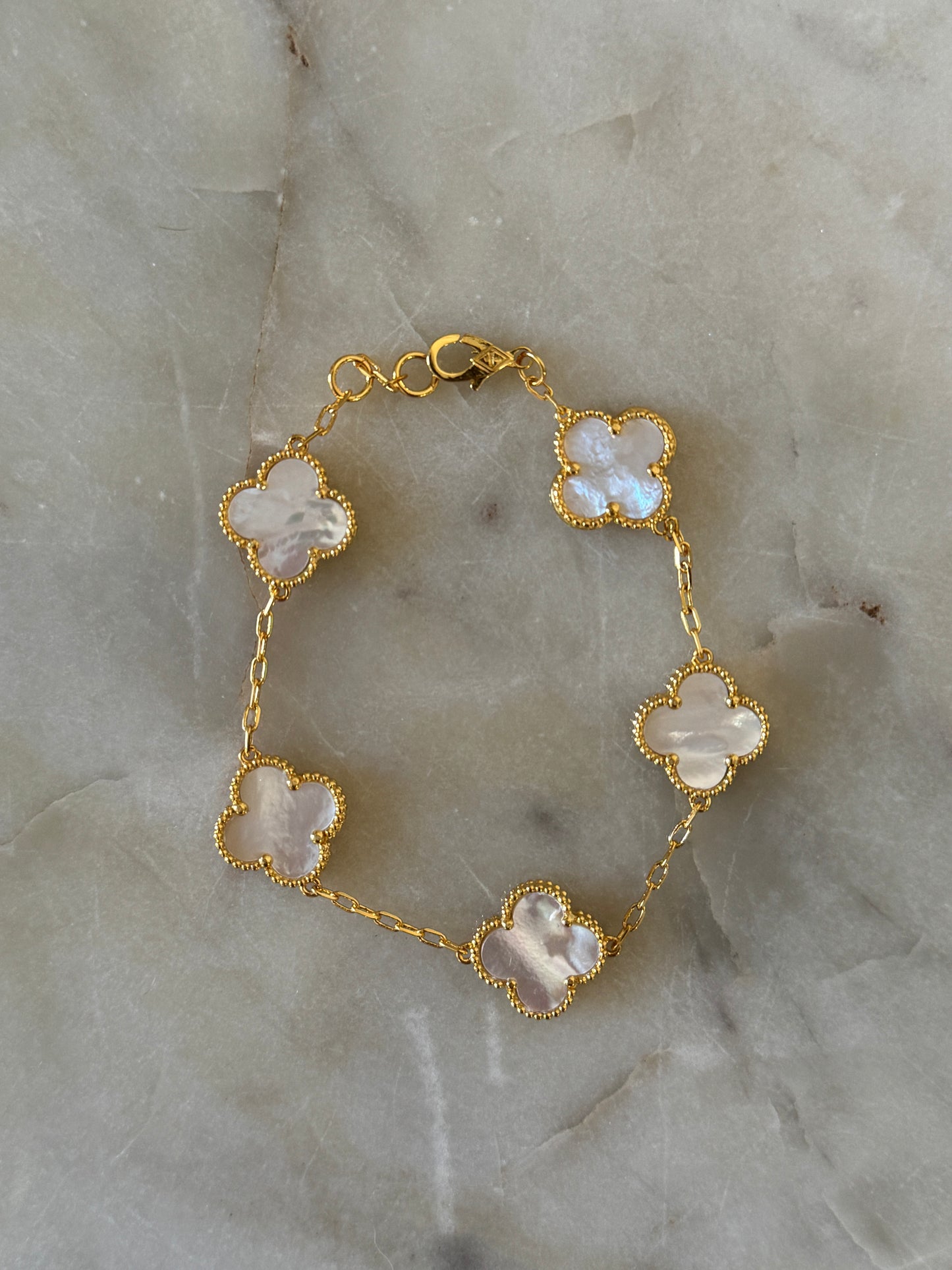 Gold Clover Bracelet