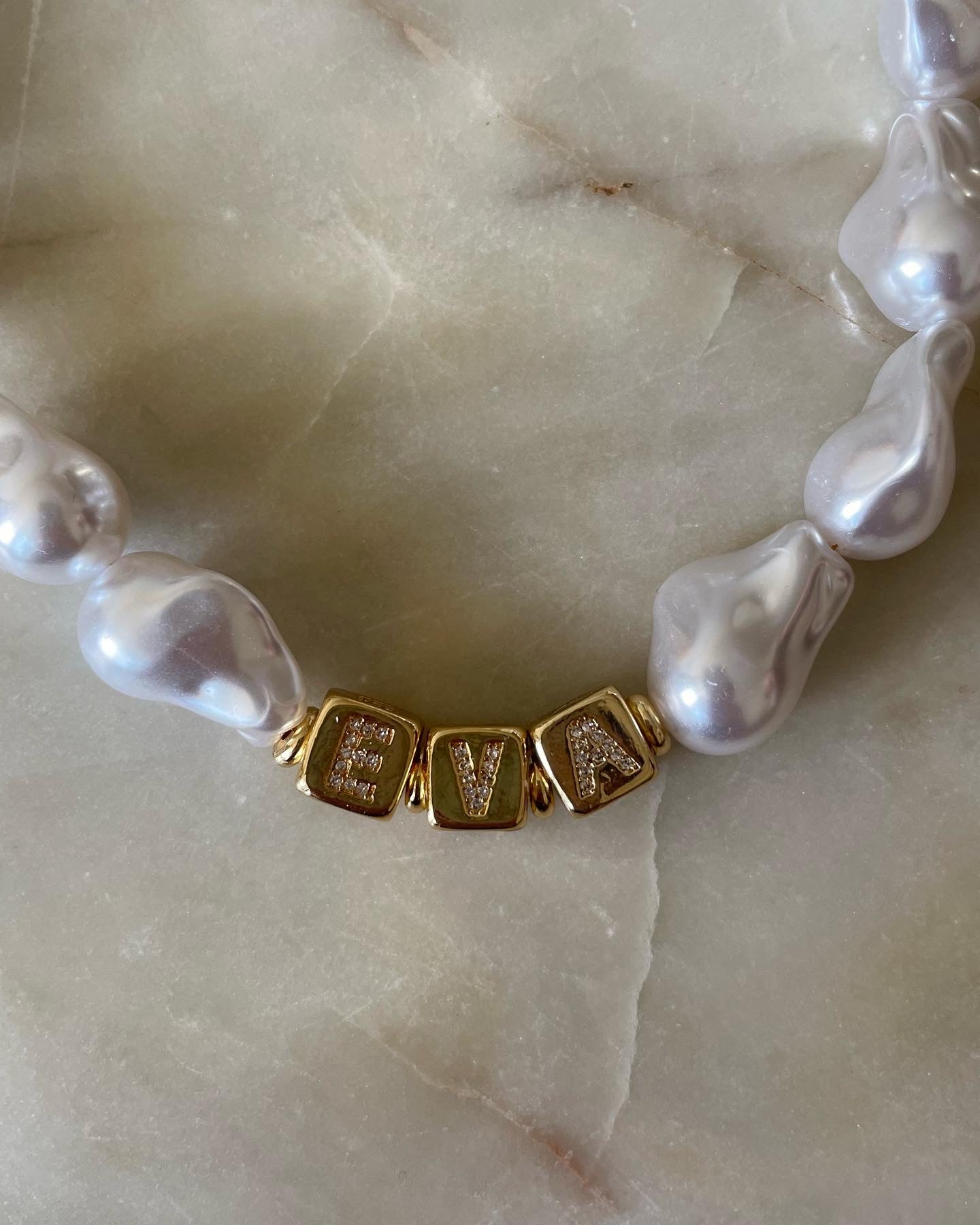 Personalized Pearl and Cube