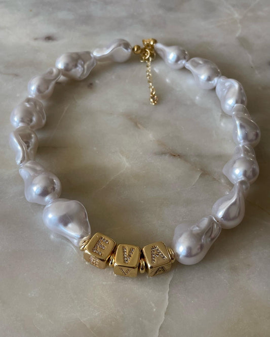 Personalized Pearl and Cube